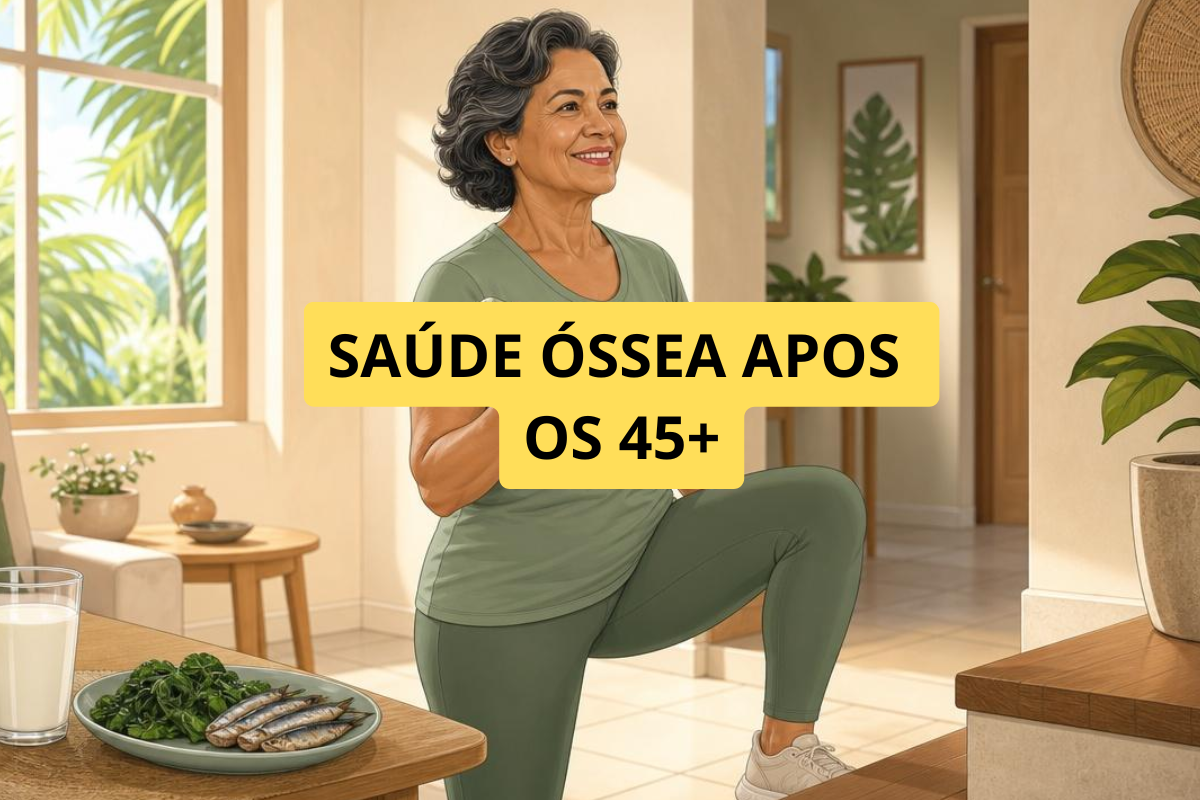 Como Cuidar da Saúde Óssea Após os 45 Anos: Hábitos Que Fazem a Diferença